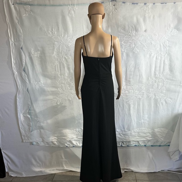 Windsor Black Dress with Sheer Accents, Evening gown, Sweetheart neckline SZ S - Picture 14 of 16